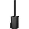 hansgrohe WallStoris 27927670 - Scopino WC e contenitore, porta scopino, accessori da bagno senza foratura, colore: Nero opaco