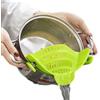 ZAIGON scolapasta in silicone alimentare - accessori da cucina - 100% BPA free - scolapasta per pasta, frutta, verdura - lavabile in lavastoviglie - perfetto per padelle, pentole e ciotole