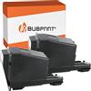 Bubprint 2 Cartucce Toner compatibili per Kyocera TK-1115 TK 1115 TK1115 1T02M50NL0 per FS-1041 FS-1220MFP FS-1320MFP 1600 Pagine Nero