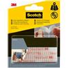 3M Sistema di fissaggio Dual Lock - 2,5 x 7,6 cm - trasparente - 3M - blister 2 coppie (unità vendita 1 pz.)