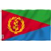 Anley Fly Breeze 3x5 Piedi Bandiera Eritrea - Colore vivido e Resistente allo sbiadimento UV - Intestazione in Tela e Doppia Cucitura - Bandiere eritree in Poliestere con passacavi