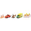 Siku 6332, Set Regalo Mezzi di Soccorso, Maggiolino VW di Soccorso, Ambulanza Mercedes, Elicottero, Set Giocattolo, Plastica/Metallo, Multicolore, Inclusi 2 Coni e 2 Transenne