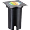 Paulmann 94846 Lampada per esterni LED incasso a pavimento Smart Home Zigbee Floor IP67 angolare 110x110mm RGBW+ 4,9W 300lm 230V ferro spazzolato