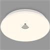 BRILONER - Plafoniera LED con rilevatore di movimento, luce bianca calda, plafoniera LED, lampada soggiorno, lampada sala da pranzo, lampada cucina, camera dei bambini, 270x60 mm (DxH) bianco