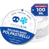 Mantosan Crema Polpastrelli Naso Cane 2in1 100ml Protegge Ripara Idrata Zampe da Neve Freddo Terreno Sabbia Balsamo per Screpolature Callosità Abrasioni Cuscinetti Tartufo Maxi Formato Made in Italy