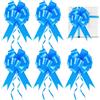 Prmape 30 PCS Fiocchi Auto Matrimonio Blu Coccarde Blu Matrimonio Fiocco Matrimonio Auto per Natale, Matrimoni, Feste, San Valentino Decorazione e Compleanno