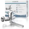 Schütte Attica - Rubinetto da parete, in ottone, cromato