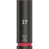 Wera 05004834001 8790 C Chiave a bussola Impaktor Deep, attacco da 1/2, Rosso, 17.0 x 83.0 mm