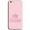 Mixroom - Cover Custodia Back Case in TPU Silicone Morbido per iPhone SE 2020 / SE 2022 Fantasia Queen Pink Rosa M736