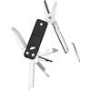 ROXON KS2E Elite - Coltello tascabile multifunzione con forbice grande, manico in G10 e clip da tasca, 13 funzioni in 1 strumento, ottimo per campeggio/zaino/emergenze/ED