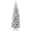 Partycolare- Albero di Natale Slim Stelvio Innevato 240 cm
