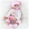 RUNGQIANY 55cm Bambola Reborns Artigianato Baby Doll Natalizio Bambini E Bambine Regali Per Giocattoli Bambole Reborn In Silicone Regali Di Natale Bambole Reborn Femmina Giocattoli Per Bambini