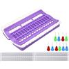Perfetsell Organizer per Filo da Ricamo, 30 Posizioni Organizzatore Filo con 10Pcs Infila Aghi da Ricamo a Punto Croce, Schiuma di Plastica Strumenti per Cucire Fai-da-Te