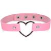 Master Series Sweet Heart Chrome Heart Pink Choker Pink