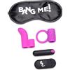 Bang! Couple's Kit Love Ring, Finger Vibe, Bullet & Blindfold Purple
