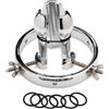 Master Series Forced Spread Stainless Steel Anal Explorer Silver