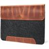 MegaGear Custodia in Vera Pelle Compatibile con MacBook Pro 14 e MacBook Air 13-13.6 (M5-M1, 2020-2026) - Marrone Chiaro