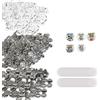 VEVOR Bottoni Badge Spille Personalizzate per Punzonatrice Diametro 25mm 500Pz