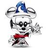 PANDORA Moments Disney Charm Topolino apprendista stregone in argento sterling con zirconia, compatibile Moments, 792954C01