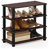 Furinno Scarpiere, Dark Cherry And Black, 4-Tier Single