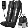 FIT KING Massaggiatore Gambe a Compressione d'Aria con 4 Zone Massaggio per il Massaggio e Il Rilassamento dei Piedi Polpacci e Cosce, Ideale per Recupero Sportivo e Relax Quotidiano (Taglia Media)