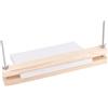 BENECREAT Pressa per Rilegatura In Legno Pressa di Grandi Dimensioni Rilegatrice Pressa per Carta Piatta Da 380x38 mm Pressa per Imbottitura In Legno con Fattore di Forma per La Casa, Scuola