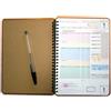 tipome Personal planner - Diario alimentare - agenda perdita peso, attività fisica - Blocco spirale 15x21cm