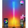 Fortand Lampada da Terra, WiFi RGBW LED Dimmerabile Controllo Vocale Alexa  RGB Luce Angolare Soggiorno Multicolore con Telecomando e APP , Funzione di  Memoria : : Illuminazione