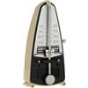 Wittner Metronomo Taktell Piccolo Serie 830 - Custodia in plastica - Senza campana - Avorio - Meccanico a carica - Non sono necessarie batterie - Made in Germany
