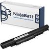 NinjaBatt Batteria per HP 807957-001 807956-001 HS04 HS03 HSTNN-LB6V HSTNN-LB6U 807612-421 807611-421 250 G4 250 G5 255 G5 TPN-C125 15-AF067SA 843532-851 - Alte prestazioni [4 Celles/2200mAh/33Wh]