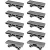 cyclingcolors 10x Supporto per Doghe 38mm Doppia Sospensione con Cavità da 11mm per Letto Flessibile Mobili