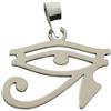 MINOPLATA Ciondolo occhio di Horus in argento sterling l'occhio che tutto vede è usato come amuleto contro le malattie e il malocchio, Argento sterling, Nessuna pietra preziosa