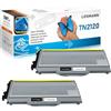 LOSMANN 2x Toner Compatibile per Brother TN-2120 TN2120 per Brother DCP-7030 DCP-7040 DCP-7045N HL-2140 HL-2150N HL-2170 HL-2170W MFC-7320 MFC-7340 MFC-7440N MFC-7840W