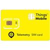 Things Mobile SIM Card per TELEMETRIA Things Mobile con copertura globale e rete multi-operatore GSM/2G/3G/4G LTE, senza costi fissi, senza scadenza e tariffe competitive, con 10 € di credito incluso