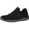 Skechers 52811w-bkcc_46, Scarpe da Ginnastica Basse Uomo, Nero, 46 EU