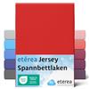 etérea Himmlische Qualität etérea Jersey lenzuolo con angoli 100x200-120x200 cm Rosso Epaisseur 15-25 cm - 100% Cotone - Oekotex materasso Letto copripiumino - lenzuola 100x200cm - 120x200cm Red