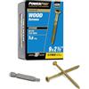 Power Pro 48599 - Viti per legno # 9 x 2-1/2, viti per ponte esterno premium, resistenti alla ruggine, bronzo rivestito in resina epossidica, scatola da 0,5 kg, 100 pezzi
