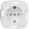 Kopp Athenis 940032084 - Presa con contatto di protezione, 16 A, 250 V, IP20, bianco artico, superficie opaca