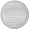 Steinberg14 Griglia di Ventilazione Rotonda 160mm - Bianco con Zanzariera - Copertura di Ventilazione - Registro di Scarico Aria