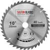 Saxton Blades Saxton TCT Circular Lama per legno 250mm x 30mm x 40T compatibile con Bosch, Makita etc compatibile con 255mm saws
