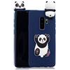 HopMore Compatibile con Cover Samsung Galaxy S9 Plus / S9 + Silicone Disegni 3D Panda Animal Divertenti Fantasia Gomma Morbido Custodia Antiurto Protettiva Case Molle Caso - Grande Panda