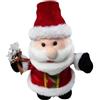 DRW Babbo Natale andarin con Musica e Movimento 20 cm Alto