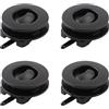 JNNJ 4 Pcs Clip Per Tappetino Auto, Manopola Fissaggio in Plastica Con Fibbia Antiscivolo, Fermo Universale Per Tappeti Auto