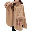 JLTPH Cappotto di Lana Parka con Cappuccio Cappotto Maniche Lunghe Giacca Invernale Outwear Cardigan