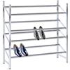 scarpiera scaffale per scarpe organizer in acciaio estensibile - Maka Store