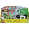 Play-Doh, Wheels, Che Bello scaricare, Camion dei rifiuti 2 in 1 con rifiuti di Pasta modellabile e 3 vasetti, Multi