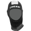 Cressi Draget Hood Ldy 5mm - Cappuccio Mute Donna in Neoprene Nero 5mm per Immersioni, Snorkeling, Nuoto, e altri Sport Acquatici, M-4/5