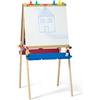 Melissa & Doug Set artistico con cavalletto in legno | Cavalletto per lavori creativi e artistici per bambini dai 3 ai 8 anni | Cavalletto con lavagna per bimbi | Lavagne per pennarelli e gessi