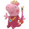 Ty T96234 - Peppa Pig Principessa, 25 cm