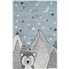 Tappeto fantasia nordica orso, 100x150 cm